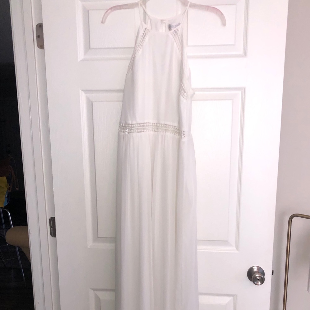 White, maxi dress